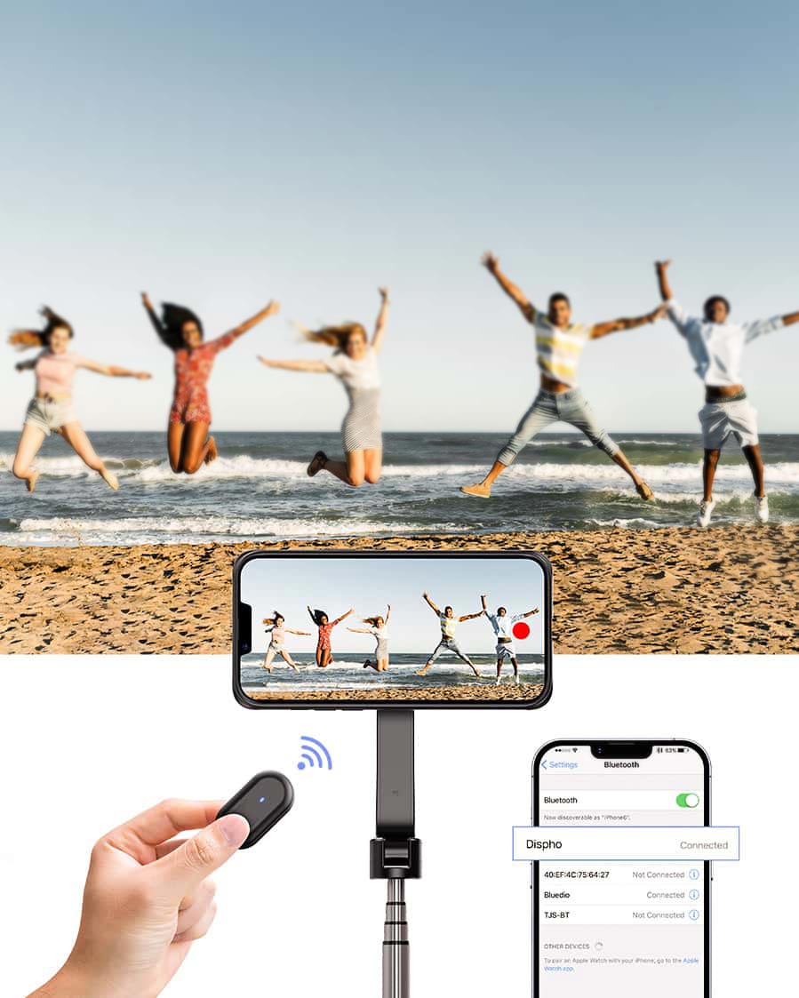 Selfie Stick with Wireless Remote. Magnetic Phone Tripod Stand for Livestreming. Video Recording - Image 14