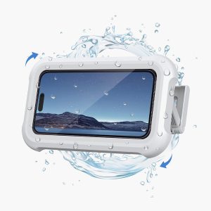 Lamicall Waterproof Shower Phone Holder for Bathroom Bathtub. Kitchen. Wall Mirro