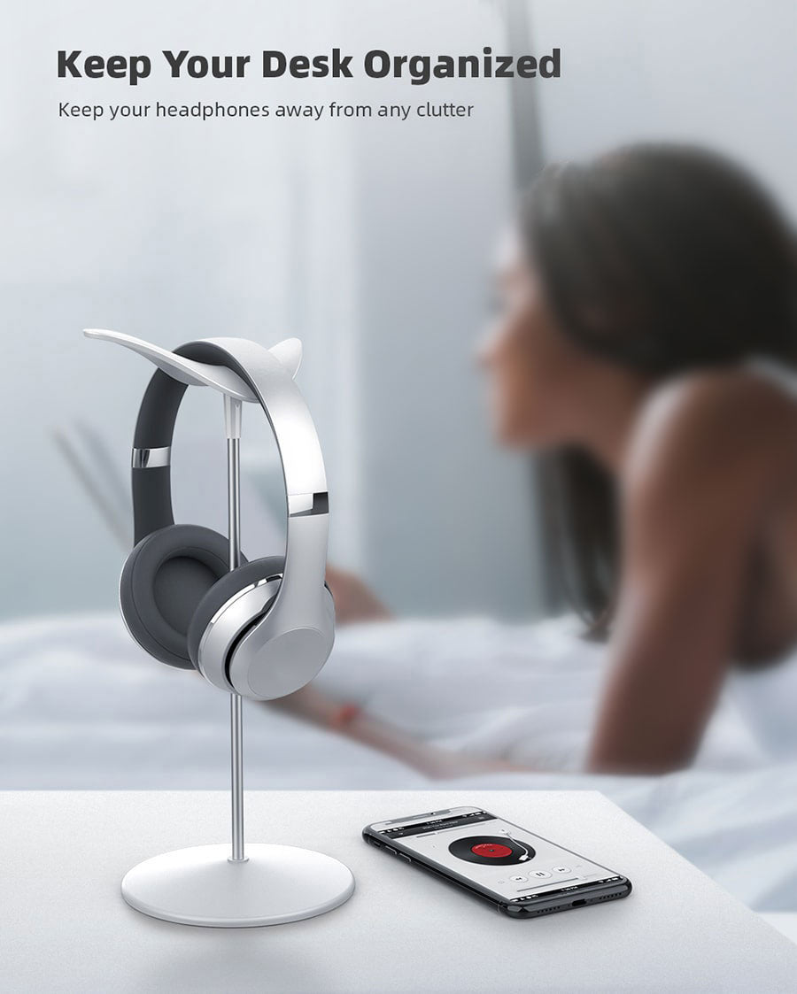 Lamicall Headphone Stand. Desktop Headset Holder. Earphone Stand - Image 11