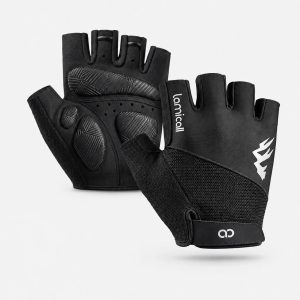Lamicall Bike Gloves Anti-Slip Shock-Absorbing Pad Workout Gloves Cycling