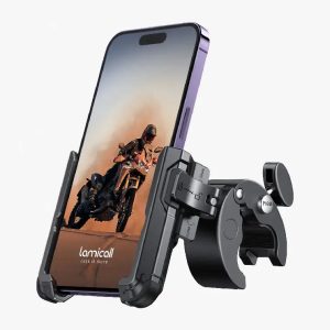 Bike Phone Mount for Bike with Quick-Release. [Camera Friendly] Motorcycle Phone Mount for iPhone 17-16-15-14-13-12-11 All Series. Galaxy S22/S23/S24/S25 Ultra. 2.4~3.54 Wide Phones