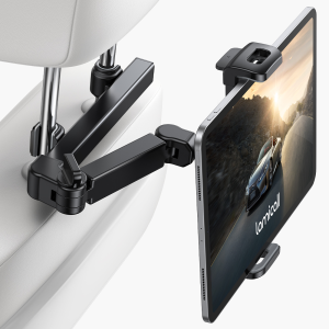 Lamicall Car Headrest Tablet Holder - [ Extension Arm ] 2026 Upgrade Adjustable Tablet Car Mount for Back Seat. Road Trip Essentials