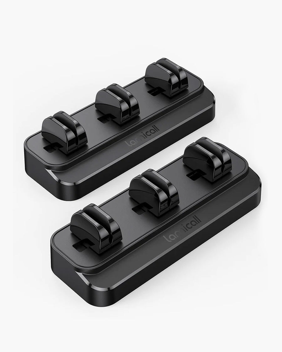 Lamicall Cable Spring Holder Clips. Adjustable Cord Clip Organizer for Desk - Wire Cord Holder Organizer Management - Image 9