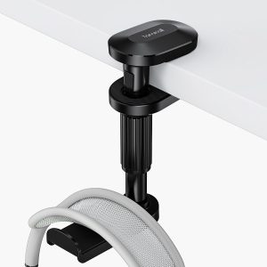 Lamicall Headphone Stand. Gaming Headset Hanger with Rotating for Under Desk