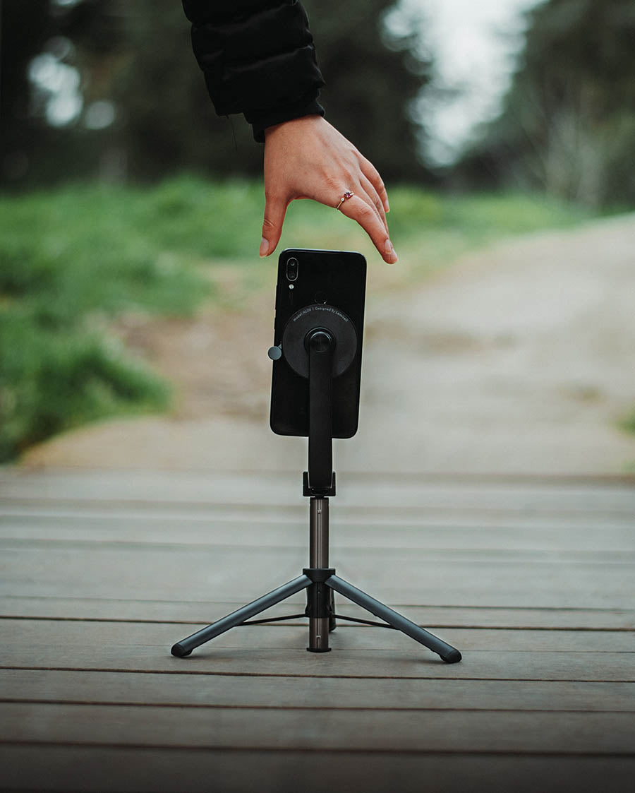 Selfie Stick with Wireless Remote. Magnetic Phone Tripod Stand for Livestreming. Video Recording - Image 3