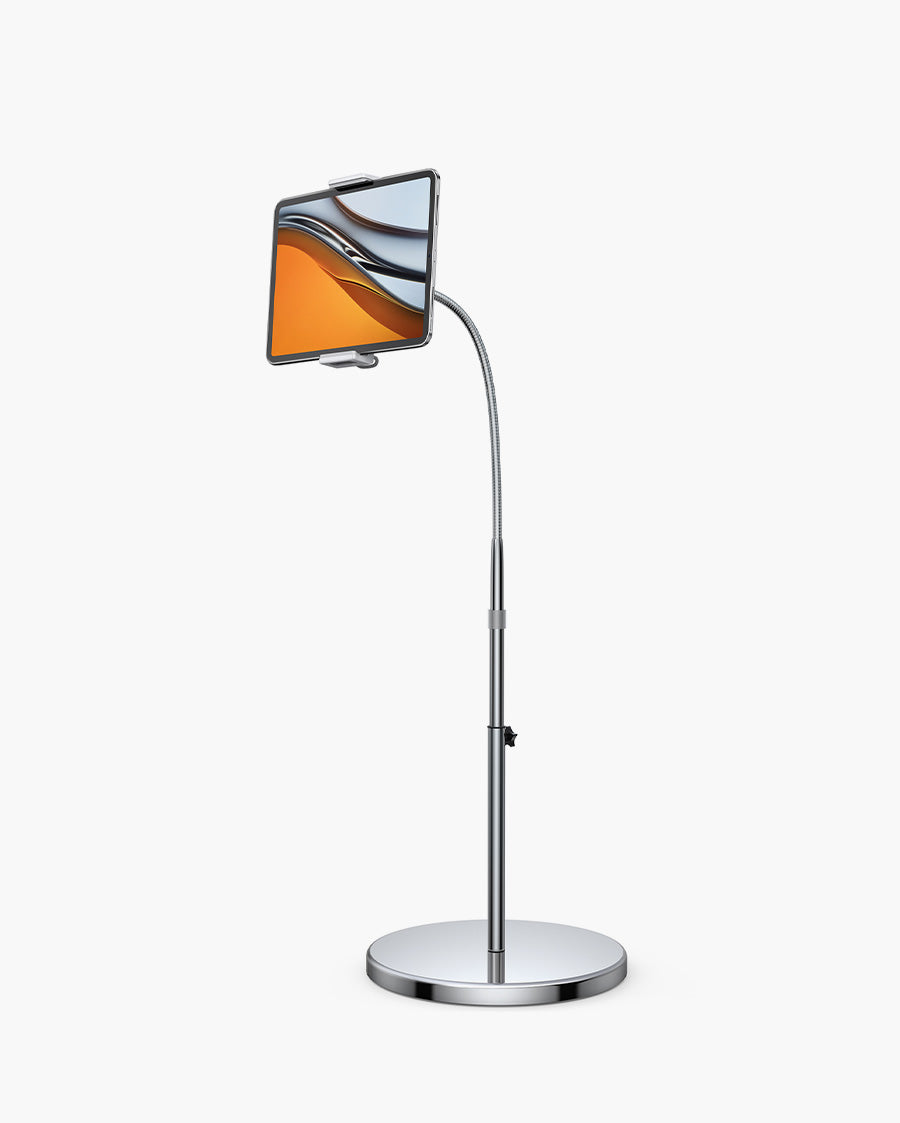 Lamicall Tablet Floor Stand - Gooseneck Swivel Tablet Holder Mount with Adjustable Height & 10.6lb Stable Base - Image 7