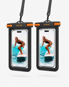 Lamicall Large Size Waterproof Phone Pouch Case for Galaxy Ultra iPhone Pro Max
