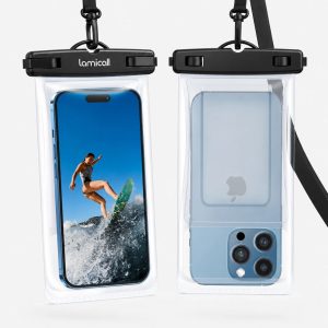 Lamicall Waterproof Phone Pouch Floating Soft Click for 4-7 inches