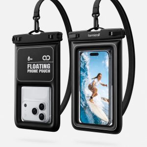Lamicall IP68 Floating Waterproof Phone Pouch with Lanyard 4-8.5 inches