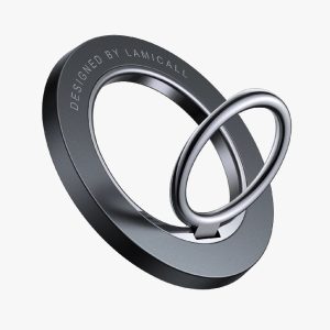 Lamicall Magnetic Phone Ring Holder for Mag Safe - 360 Degree Rotation Finger Ring Kickstand for iPhone