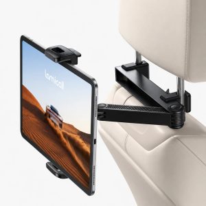 Lamicall Car Headrest Tablet Holder Lockable 3 in 1 Extension Arm