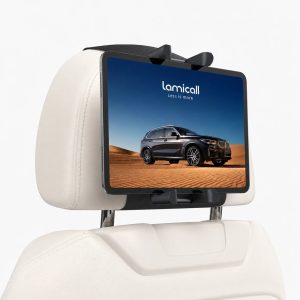 Lamicall Car Tablet Mount for Backseat Thick Case Friendly
