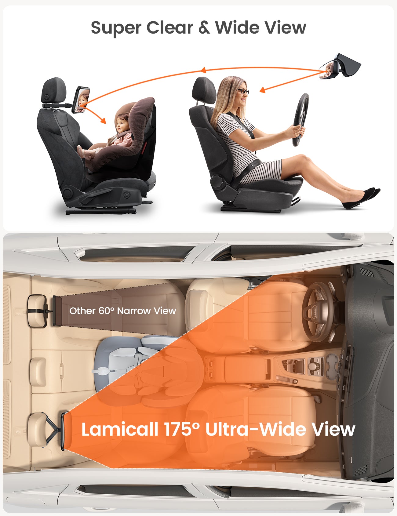 Lamicall Baby Car Mirror for Backseat - Image 7