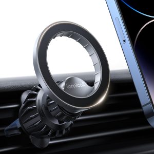 Lamicall MagSafe Car Mount - [20 Super Magnets] Air Vent Cell Phone Holder Clip. MagSafe Accessories
