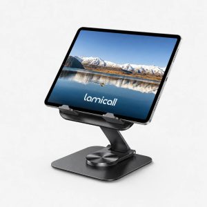 Lamicall Desktop Adjustable & Foldable 360??Rotation Tablet Stand Holder For 4.7-13 Devices