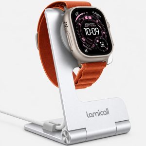 Foldable Aluminum Foldable Apple Watch Stand for Charger