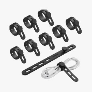 Lamicall Silicone Cable Ties Cord Organizer