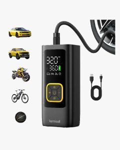 Lamicall Car Tire Inflator Portable Air Compressor for Car Motorcycle Bike Ball